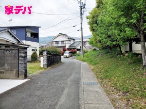 外観 前面道路:北東側約4m幅