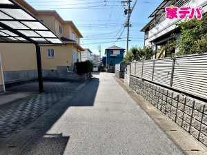 外観 北側前面道路