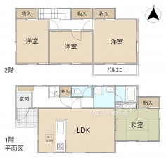 間取 ※図面と現況に相違ある場合には現況優先とします。
