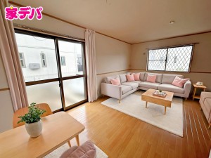 居間 【リビング】 ※掲載の家具・小物はCGによるイメージです。実際の販売価格には含まれておりません。