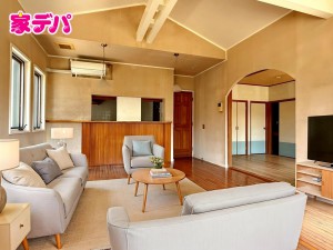 居間 【リビング】 ※掲載の家具・小物はCGによるイメージです。実際の販売価格には含まれておりません。