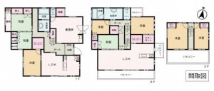 間取 8LDK ※図面と現況に相違ある場合には現況優先とします。