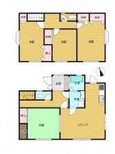 間取 4LDK ※図面と現況に相違ある場合には現況優先とします。