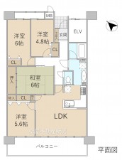 間取 ※図面と現況に相違ある場合には現況優先とします。