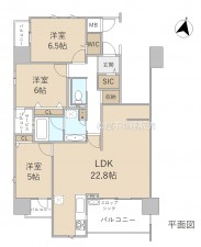 間取 3LDK※図面と現況に相違ある場合には現況優先とします。
