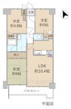 間取 3LDK※図面と現況に相違ある場合には現況優先とします。