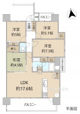 間取 4LDK ※図面と現況に相違ある場合には現況優先とします。